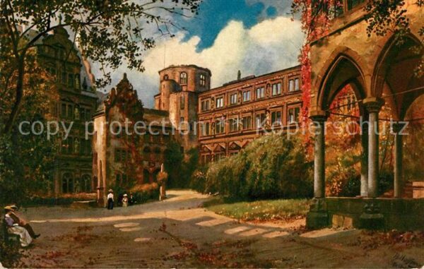 Hoffmann Heinrich Heidelberg Schlosshof