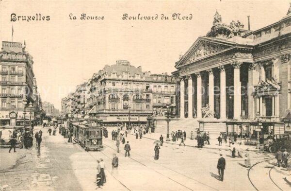 Strassenbahn Bourse Boulevard du Nord