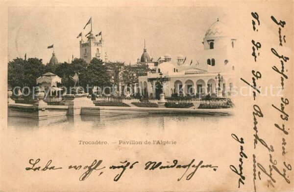 Exposition Universelle Paris 1900 Trocadero Pavillon de l'Algerie