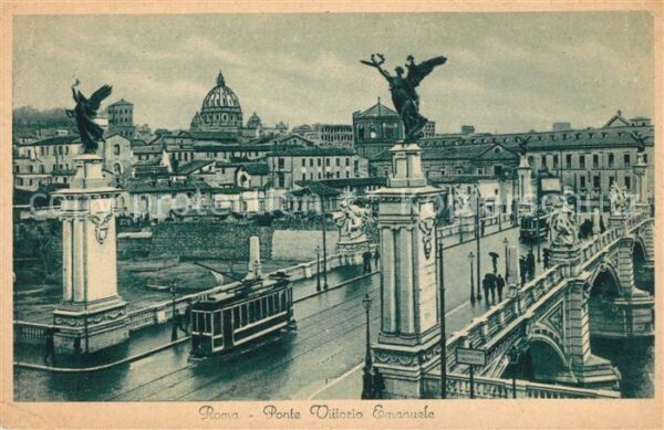 Strassenbahn Roma Ponte Vittorio Emanuele