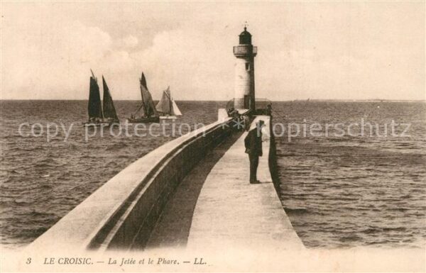Leuchtturm Lighthouse Le Croisic Jetee Phare