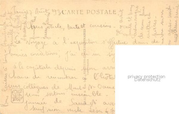 Exposition Coloniale Internationale Pari Lac Huttes Lacustres – Bild 2