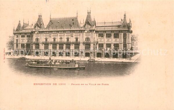 Exposition Universelle Paris 1900 Palais Ville de Paris