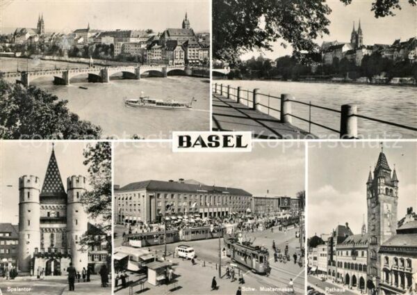 Strassenbahn Basel Spalentor Mustermesse Rathaus
