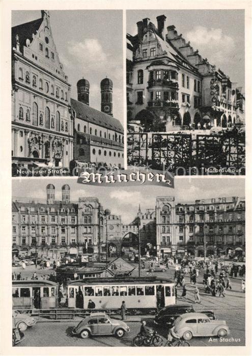 Strassenbahn M?nchen Neuhauser Strasse Hofbr?uhaus S