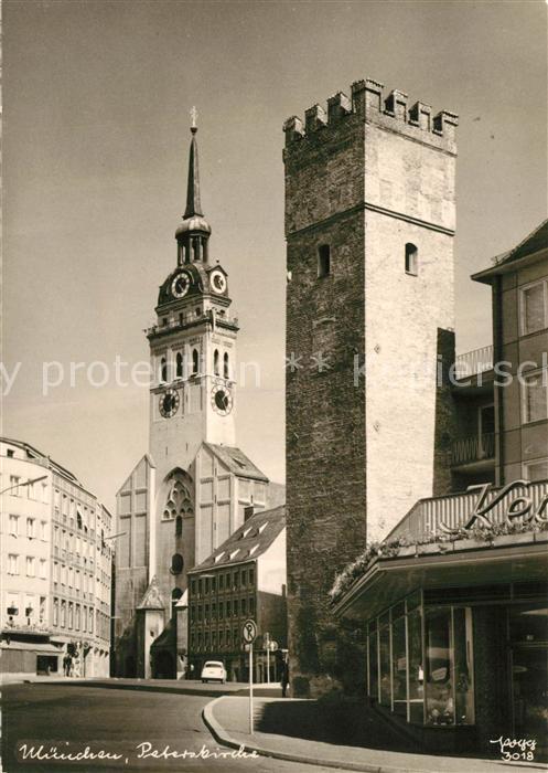 Foto Popp Nr. 3018 M?nchen Peterskirche