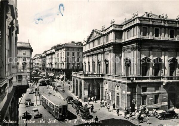 Strassenbahn Milano Teatro alla Scala Via S. Margher