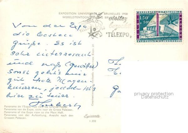 Exposition Universelle Bruxelles 1958 – Bild 2