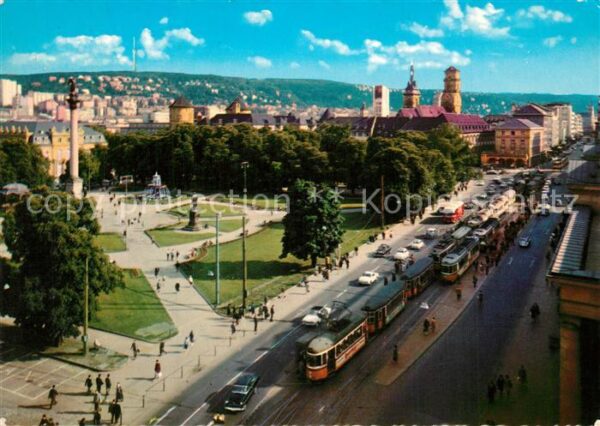 Strassenbahn Stuttgart Schlossplatz