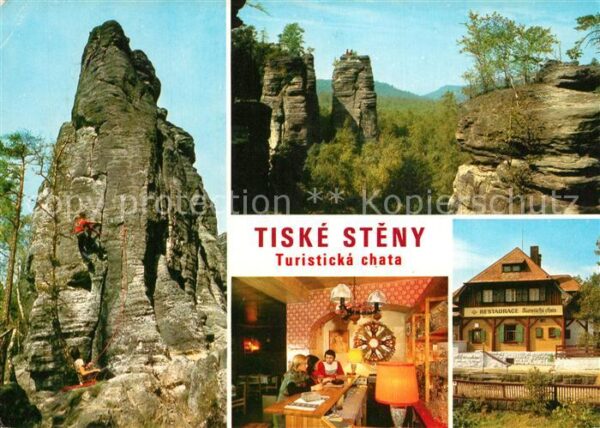 Klettern Bergsteigen Tiske Steny Restaurace Turisticka Chata