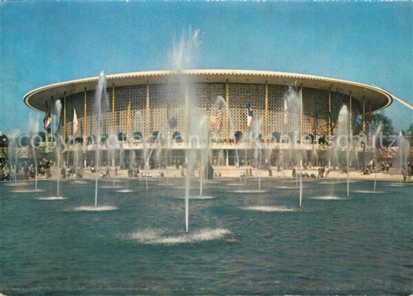 Exposition Universelle Bruxelles 1958 Pavillon des Etats-Unis