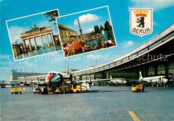 Flughafen Airport Aeroporto Berlin Tempelhof Flugzeug
