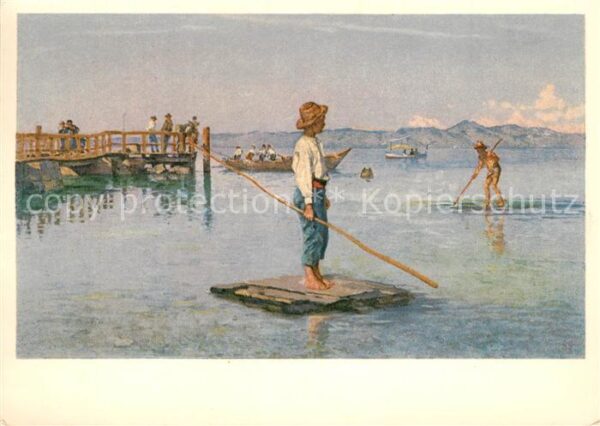 Kuenstlerkarte Francois Bocion Sommerlust