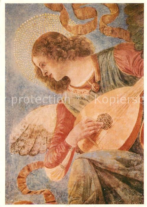 Kuenstlerkarte Melozzo da Forli Musizierender Engel