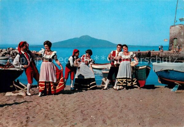 Trachten Italien Golfo di Napoli Tarantella Tanz