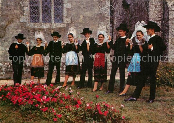 Trachten Frankreich Folklore Bretagne Cercle Celtique Bleun