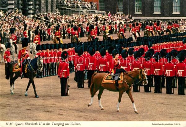 Leibgarde Wache Queen Elizabeth II Trooping the Colour