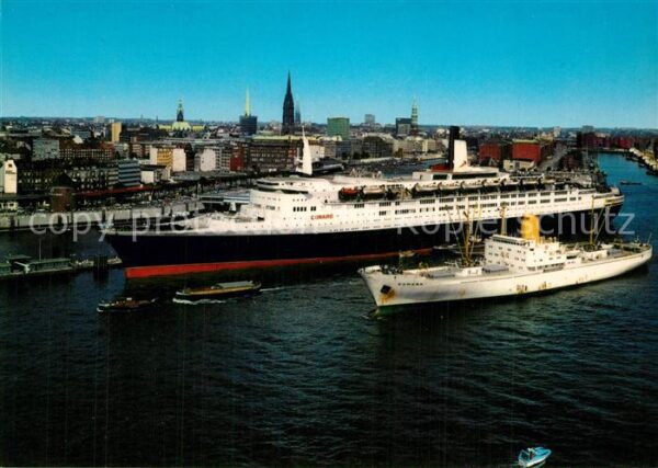 Schiffe Ships Navires Queen Elizabeth 2 Hamburg