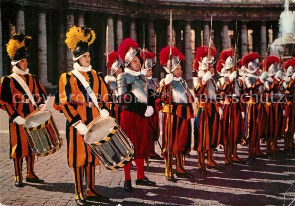 Schweizer Garde Citta del Vaticano Trommler