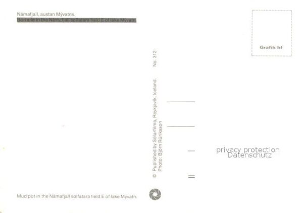 Geysire Vulcans Geysers Vulkane Namafjall Myvatns – Bild 2