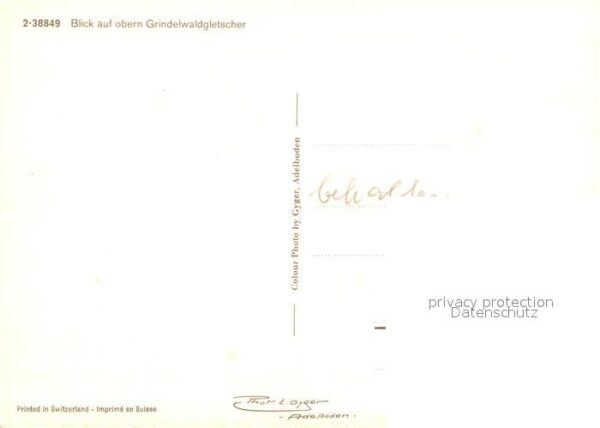 Gletscher Grindelwaldgletscher – Bild 2