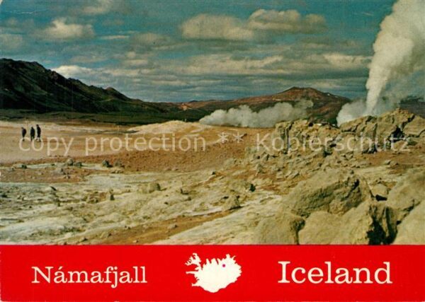 Geysire Vulcans Geysers Vulkane Namafjall Iceland Krafla