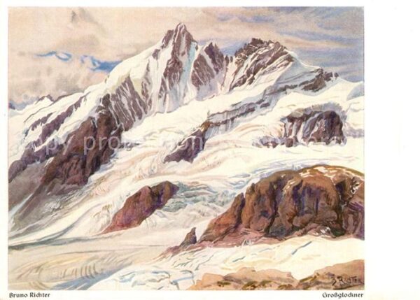 Verlag Wiechmann Nr. 7978 Bruno Richter Grossglockner vom Gr