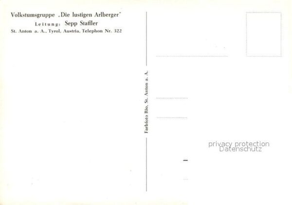 Musikanten Volkstumsgruppe Die lustigen Arlberger – Bild 2