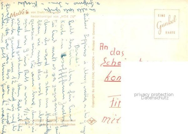 Mecki Nr. 19 Alte Liebe rostet nicht Baumwolle – Bild 2