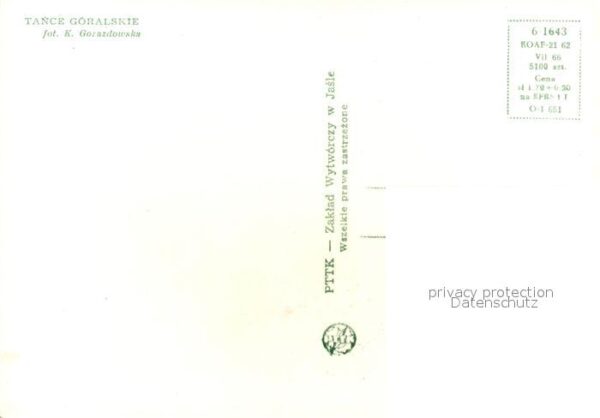 Tanz Taenzer Tance Goralskie – Bild 2