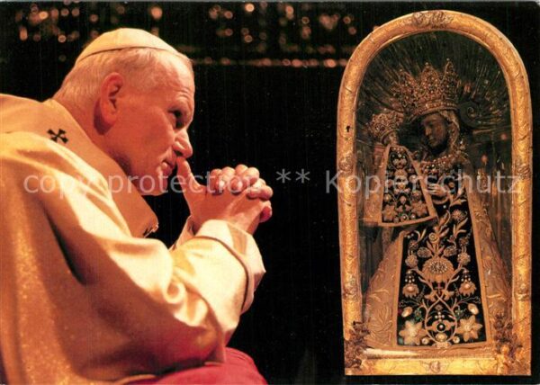 Papst Johannes Paul II. Gnadenbild Mutter Got