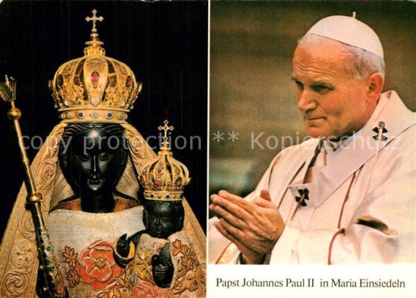 Papst Johannes Paul II Maria Einsiedeln