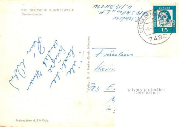 Militaria Panzer Standardpanzer Deutsche Bundeswehr – Bild 2