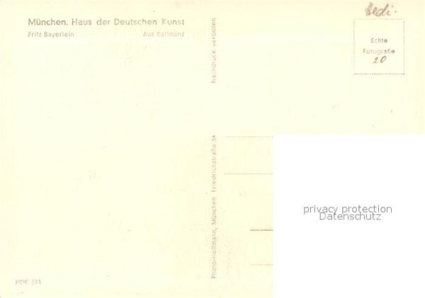 Verlag HDK Nr. 591 Fritz Bayerlein Aus Kallm?nz – Bild 2