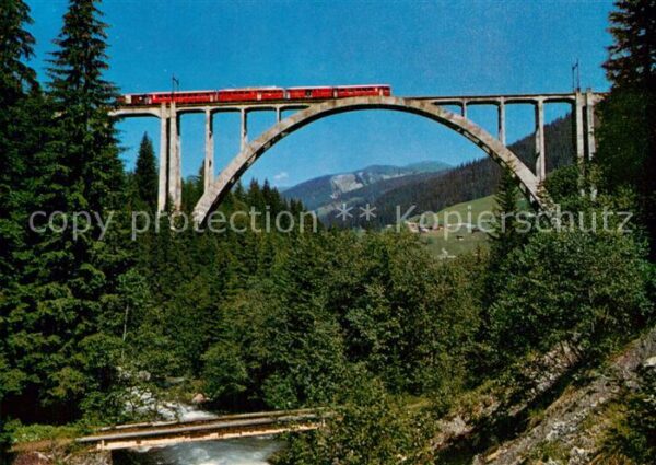 Viadukte Viaduc Langwieserviadukt Arosa