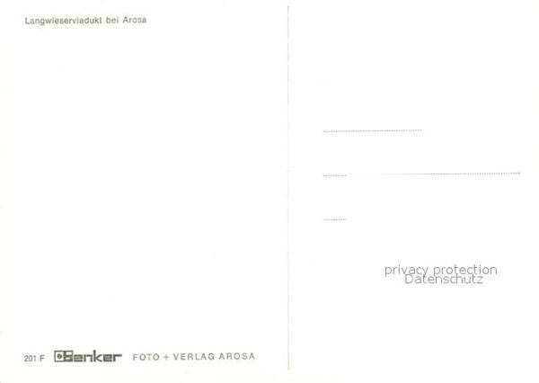 Viadukte Viaduc Langwieserviadukt Arosa – Bild 2