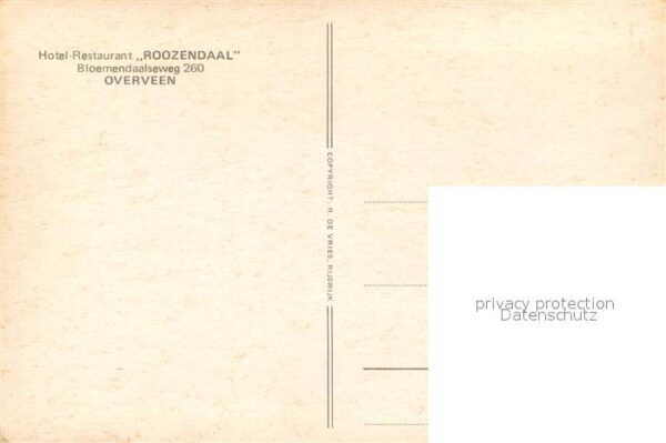 Overveen Hotel Restaurant Roozendaal – Bild 2