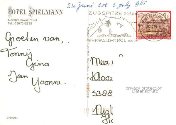 Ehrwald Tirol Hotel Spielmann – Bild 2