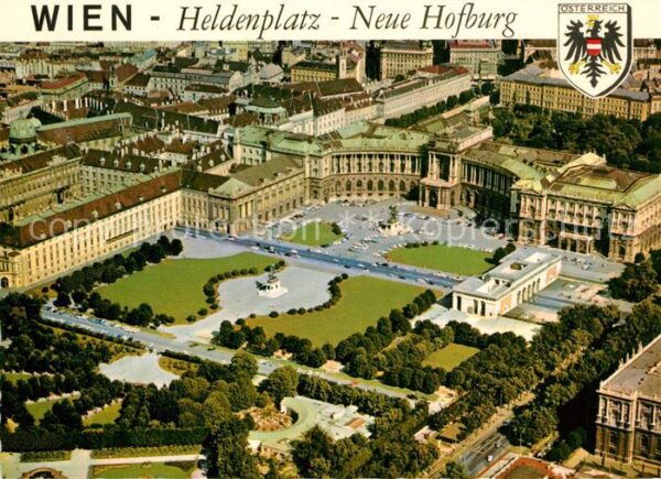 Wien Fliegeraufnahme Neue Hofburg