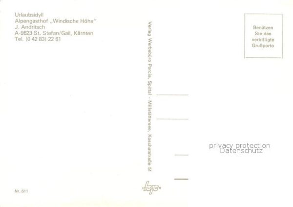 St Stefan Gailtal Alpengasthof Windische Höhe Kirche – Bild 2