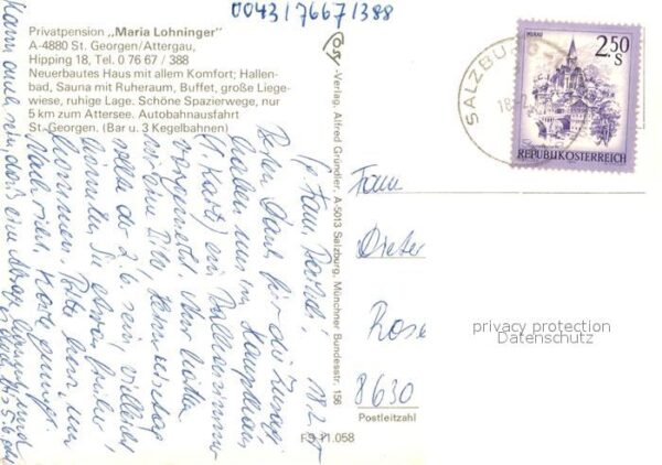 Hipping St Georgen Pension Lohninger – Bild 2