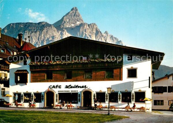 Ehrwald Tirol Cafe Leitner Kirchplatz