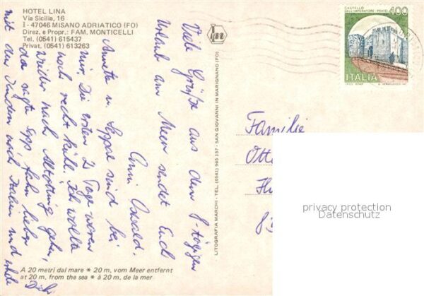 Misano Adriatico Hotel Lina Strand Surfer – Bild 2