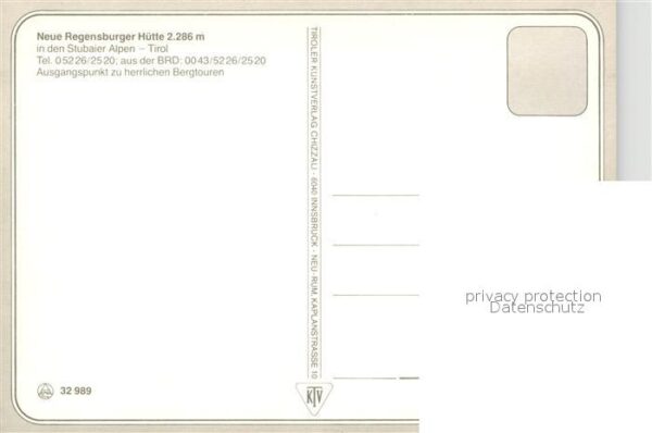 Regensburgerhuette Oesterreich Ruderhof Spitze Seespitze – Bild 2
