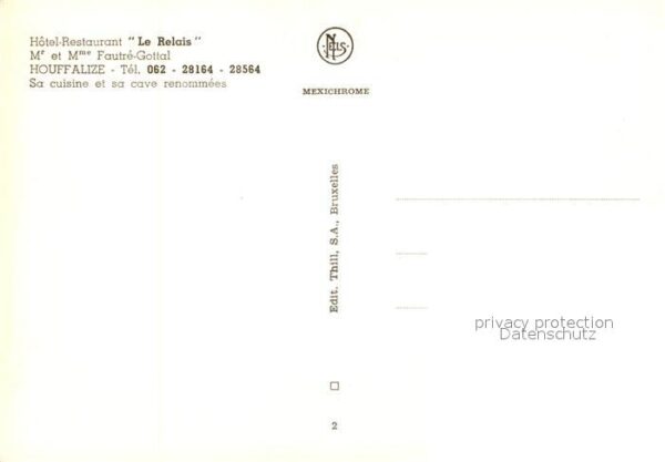 Houffalize Hotel Restaurant Le Relais – Bild 2