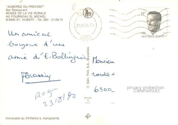 Saint-Hubert Liege Auberge du Prevost Bar Restaurant Musee – Bild 2