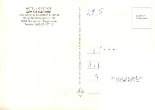 Gmund Tegernsee Hotel Gasthof Zum Kistlerwirt – Bild 2