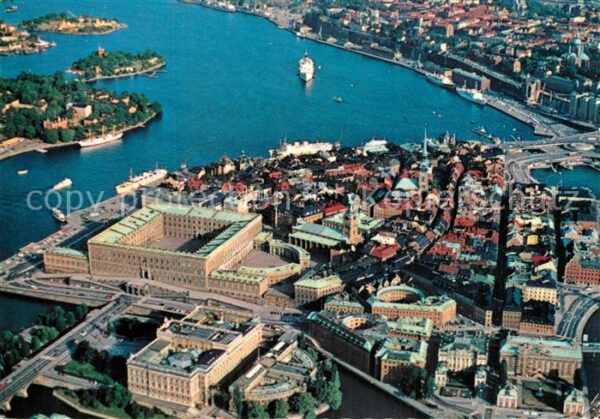 Stockholm Fliegeraufnahme