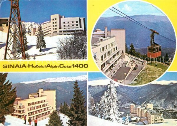 Sinaia Hotelul Alpin Cota 1400 Winter Seilbahn