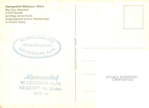 Neustift Stubaital Tirol Alpengasthof Milderaun Habicht – Bild 2